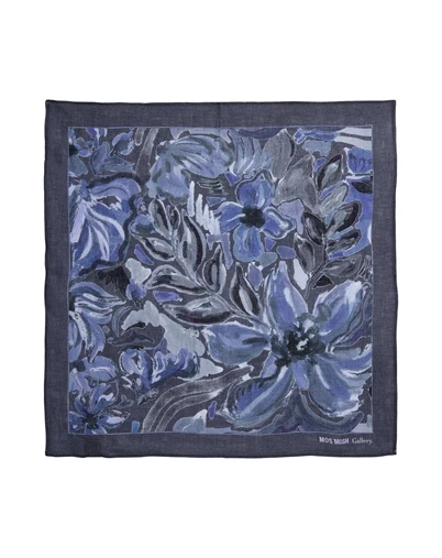 Mos Mosh Gallery - MMGSun Linen Tørklæde - Indigo Navy 